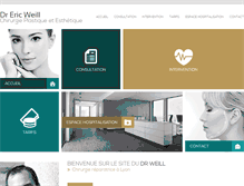 Tablet Screenshot of docteurweill.com